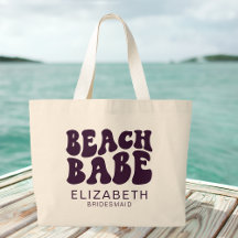 Beach Babe Purple Matching Bachelorette Party