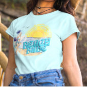 Beach Babe Retro Sommerurlaub T-Shirt