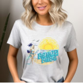 Beach Babe Retro Sommerurlaub T-Shirt