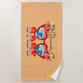 Beach Babe Strandtuch (Vorderseite)