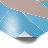 Beach Babe Swimsuit Model Fashion Illustration Fotodruck (Ecke)