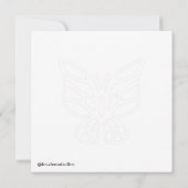 Beach Babe Swimsuit Model Fashion Illustration Karte (Rückseite)