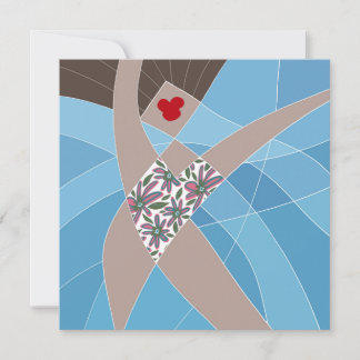 Beach Babe Swimsuit Model Fashion Illustration Karte