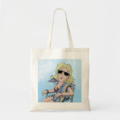 Beach Babe Tote Bag Tragetasche (Vorne)