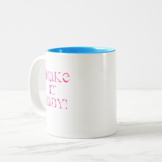 "Beach Babe" Zweifarbige Tasse (Vorderseite Links)