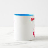 "Beach Babe" Zweifarbige Tasse (Mittel)