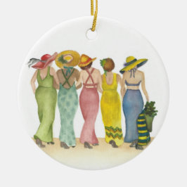 Beach Babes Keramik Ornament