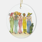 Beach Babes Keramik Ornament (Links)