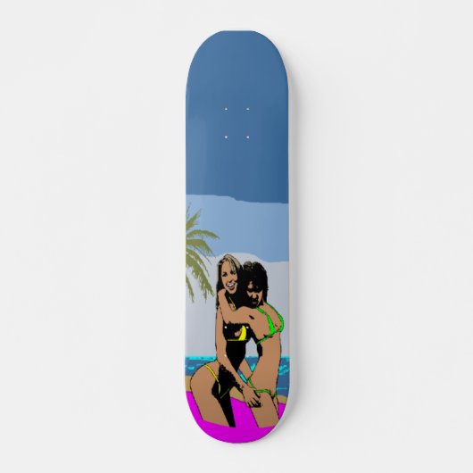 Beach Babes Skateboard (Vorne)
