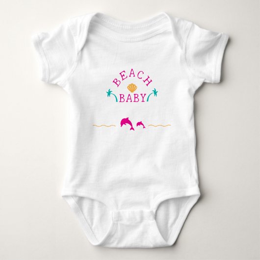 Beach Baby Baby Strampler (Vorderseite)