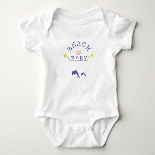 Beach Baby Baby Strampler (Vorderseite)