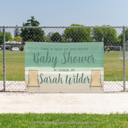 Beach Baby Duschbanner Banner (InSitu)