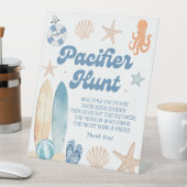 Beach Baby Dusche Schnuller Hunt Game Sockelschild (In Situ)