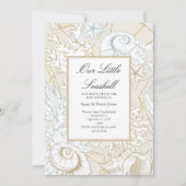 Beach Baby Dusche Seashell Nautical Ocean Save The Date (Vorderseite)