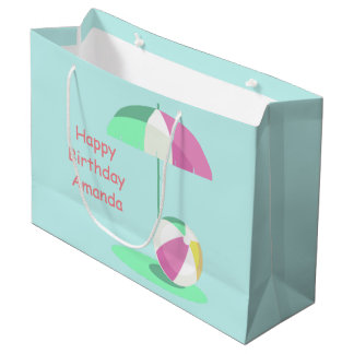 Beach Baby Girl LGB Große Geschenktüte