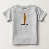 Beach Baby Hang Ten Surfer Baby T - Shirt (Rückseite)