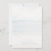 Beach Baby on Board Baby Dusche Danke Karte (Rückseite)