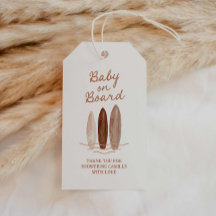 Beach Baby on Board Baby Dusche Vielen Dank