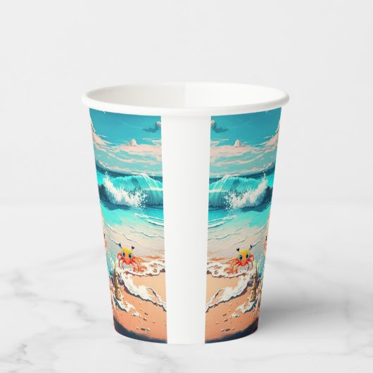 Beach Baby Pappbecher (Links)