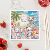 Beach Baby Party Napkin Serviette (Beispiel)