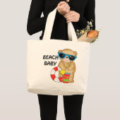 Beach Baby Totasche Jumbo Stoffbeutel (Vorderseite (Produkt))