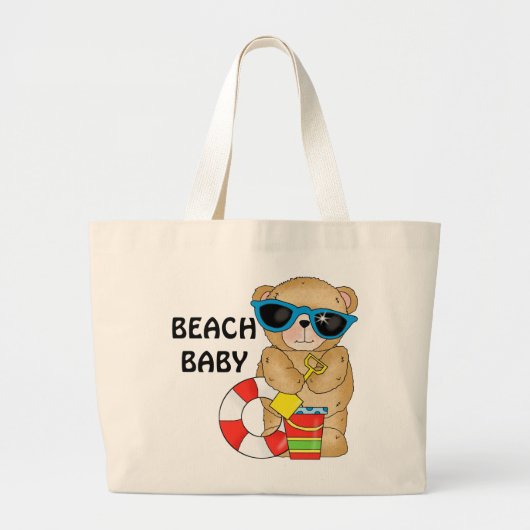 Beach Baby Totasche Jumbo Stoffbeutel (Vorne)