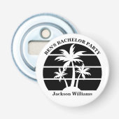 Beach Bachelor Party Island Hochzeiten Trauzeugen Flaschenöffner (Vorderseite)