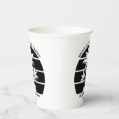 Beach Bachelor Party Island Wedding Personalisiert Pappbecher (Rechts)