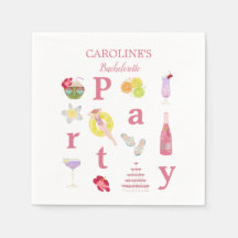 Beach Bachelorette Bash Brautparty Begrüßungszeich