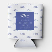 Beach Bachelorette Blue Wave kann kühlen Dosenkühler (Vorderseite)