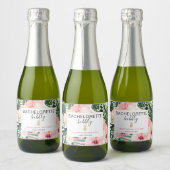 Beach Bachelorette Bubbly Schaumweinetikett (Flaschen)