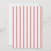 Beach Bachelorette Einladung (Rückseite)