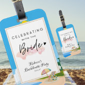 Beach Bachelorette | Henne-Party Gepäckanhänger