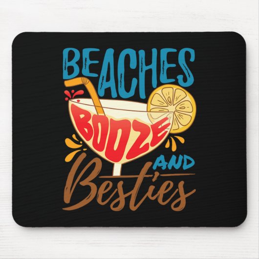 Beach Bachelorette Island Party - Strände verstärk Mousepad (Vorne)