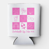 Beach Bachelorette Pink Dosenkühler (Vorderseite)
