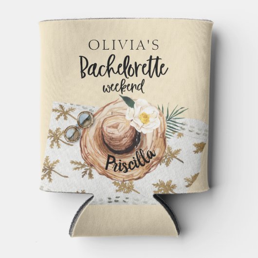 Beach Bachelorette Weekend Can Cooler Dosenkühler (Vorderseite)