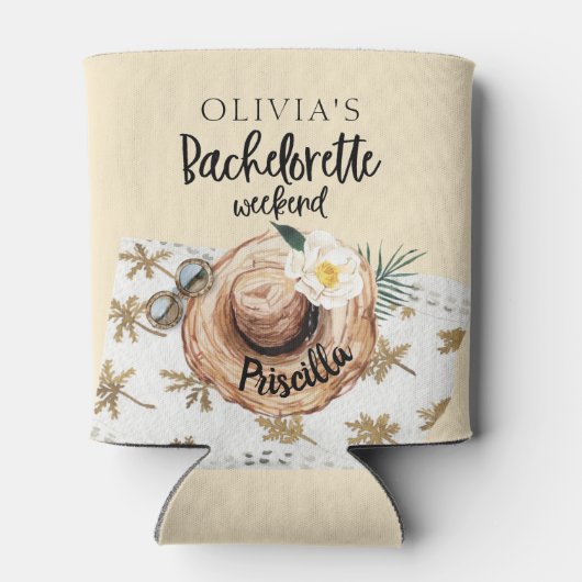 Beach Bachelorette Weekend Can Cooler Dosenkühler (Rückseite)