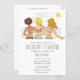 Beach Bachelorette Weekend Erreichbarkeit Einladung