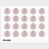 Beach Bachelorette weekend favor sticker (Blatt)