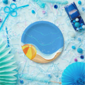 Beach Ball am Strand Pappteller (Party)