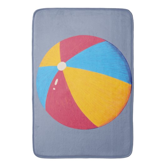 Beach Ball Bath Mat Badematte (Vorderseite Vertikal)