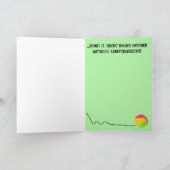 BEACH BALL BIRTHDAY CARD KARTE (Innenseite)
