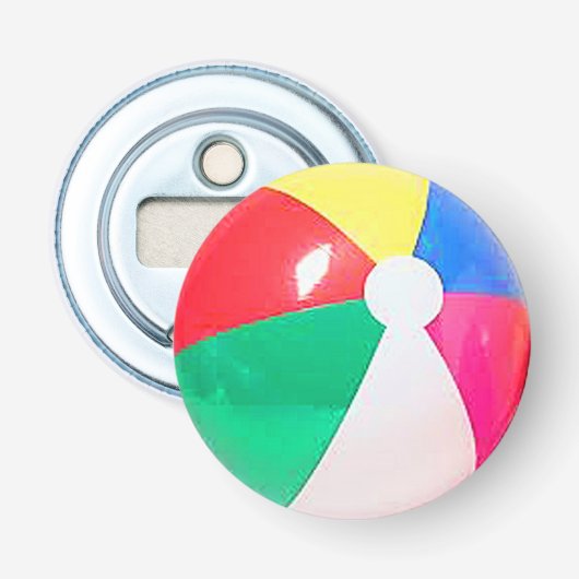 "Beach Ball" Designgeschenke und -produkte Flaschenöffner (Vorderseite)