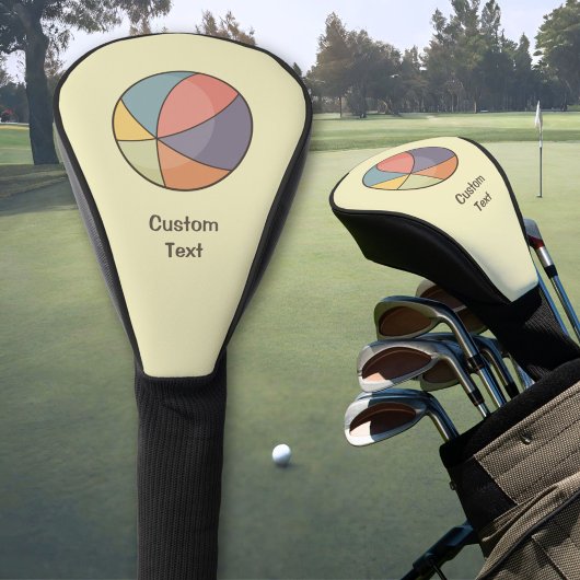 Beach Ball Golf Headcover