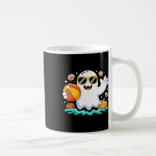 Beach Ball Halloween Ghost Sommer Spooky Urlaub Kaffeetasse