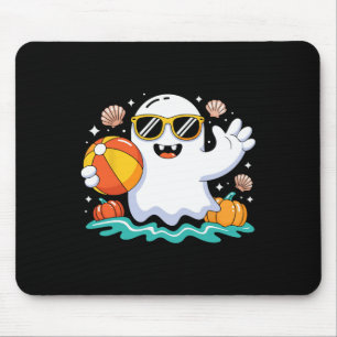 Beach Ball Halloween Ghost Sommer Spooky Urlaub Mousepad