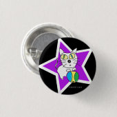 Beach Ball Kitty Button (Vorne & Hinten)