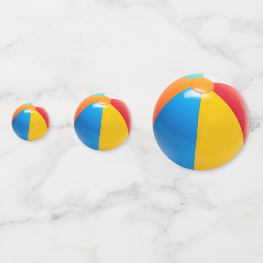 Beach Ball Konfetti (Rückseiten)