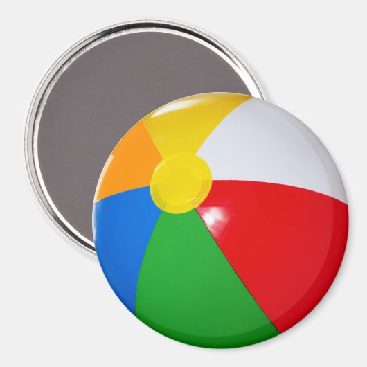 Beach Ball Kühlschrank Door Marker Magnet (Vorderseite/Rückseite)