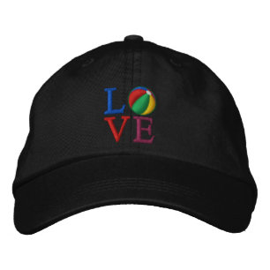 Beach Ball LIEBE Bestickte Kappe